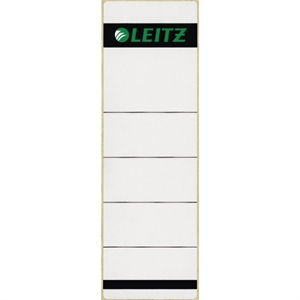 Leitz 1642 rugetiketten / grijs / zelfklevend / breed / 61 mm x 191 mm / 10 etiketten