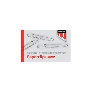 Quantore paperclips / standaard / 32 mm / 100 stuks