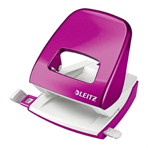 Leitz 5008 NeXXt WOW perforator / metaal / roze metallic / 2-gaats / tot 30 vel