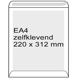 Raadhuis 308530 bordrug envelop / zelfklevend / EA4 / 220mm x 312mm / 100 stuks