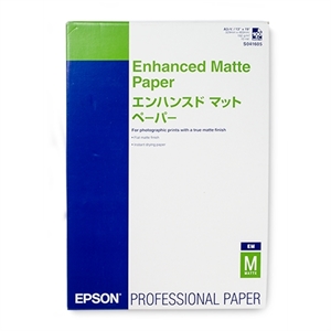 Epson S041719 enhanced fotopapier / mat / A3+ / 192 gr. / 100 vel