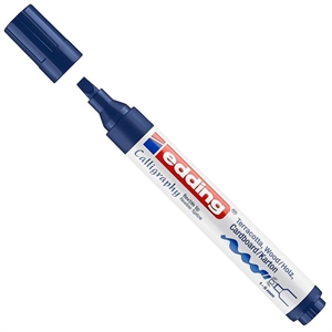 Edding 1455 kalligrafiepen / staalblauw / 1-5 mm