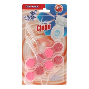 At Home Clean toiletblok / Flower / 45 gram / 2 stuks