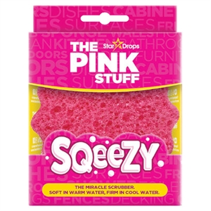 The Pink Stuff Sqeezy / Scrub Spons / Dubbelzijdig / Roze