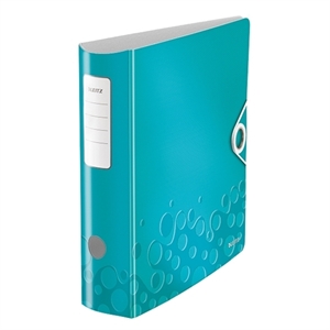 Leitz 1106 Active WOW ordner / A4 / plastic / ijsblauw metallic / 75mm
