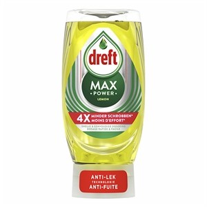 Dreft Max Power afwasmiddel / Lemon / 370 ml