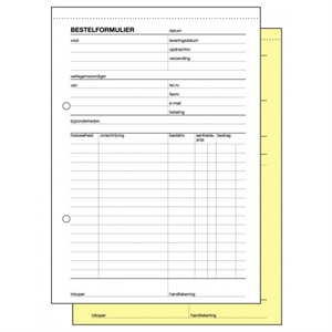 Sigel Expres bestelformulier / zelfkopiërend / A5 / 50 vel