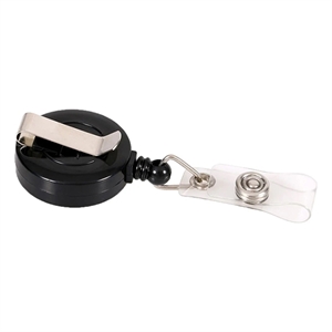 Europel 121281 afrolmechanisme met drukknop lus / zwart / 10 stuks