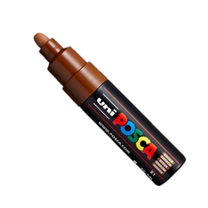 POSCA PC-7M verfmarker / bruin / ronde punt / 4,5 - 5,5 mm