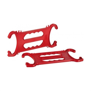 Sunware haspel / rood / 2 stuks