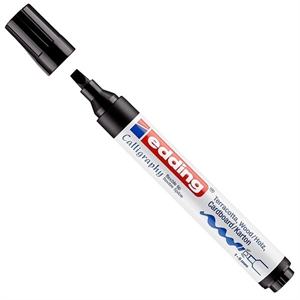 Edding 1455 kalligrafiepen / zwart / 1-5 mm