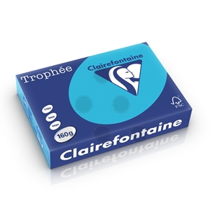 Clairefontaine papier / koningsblauw / A4 / 160 gr. / 250 vel