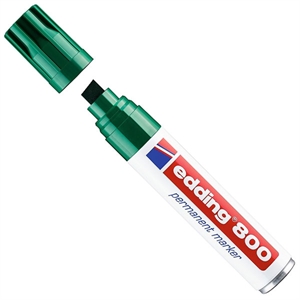 Edding 800 permanent marker / groen / beitelvormige punt / 4-12 mm