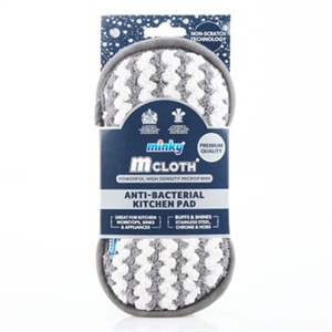 Minky Keuken schoonmaakpad | Anti-Bacterieel | grijs