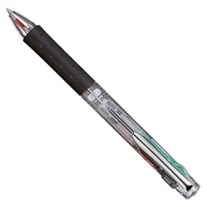 Tombow balpen / 4 colour / transparant / 0,7 mm