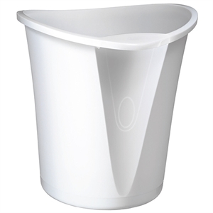 Leitz 5204 Allura afvalbak / papiermand / wit / 18 liter