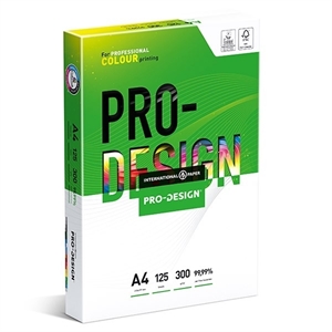Pro-Design papier A4 / wit / 125 vel / 300gr. / 1 pak