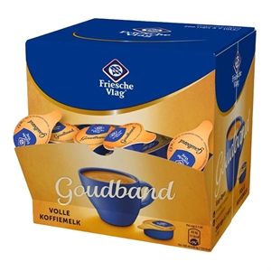 Friesche Vlag Goudband koffiemelk / 200 stuks