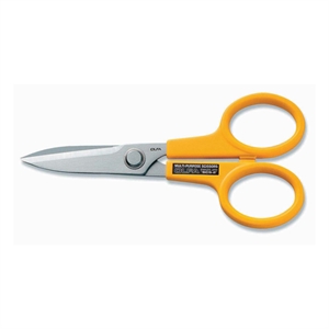 Olfa SCS-2 multifunctionele schaar | kunststof handvat | geel | 17,3 mm