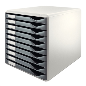 Leitz 5281 ladeblok / donkergrijs / 10 laden