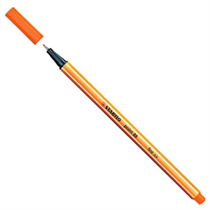 Stabilo fineliner point 88 / oranje / 0,4mm