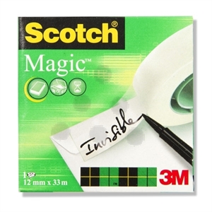 3M Scotch magic tape / standaard / 12mm x 33m