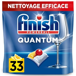 Finish Quantum All-In-1 Vaatwastabletten / Lemon / 33 tabs