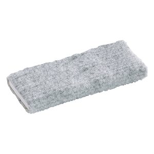 Nobo magnetische whiteboardwisser navulling / zwart / 10 stuks