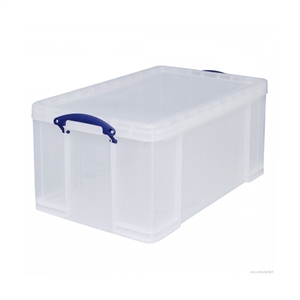 Really Useful Box opbergdoos / polypropyleen / transparant / 64 liter