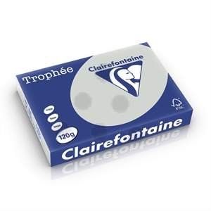 Clairefontaine papier / lichtgrijs / A4 / 120 gr. / 250 vel