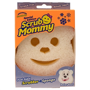 Scrub Daddy / Scrub Mommy Special Edition Kerst / White Polar Bear spons