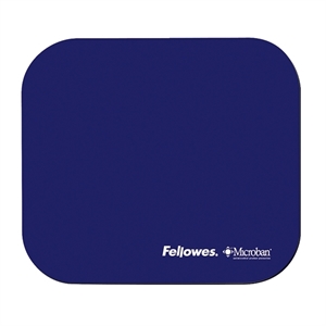 Fellowes Microban muismat / rubber / marineblauw