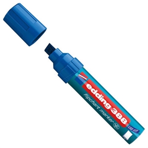 Edding 388 flipchart marker / blauw / beitelvormige punt / 4-12mm