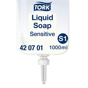 Tork 420701 vloeibare zeep voor gevoelige huid / geschikt voor Tork S1 dispenser / 1 liter