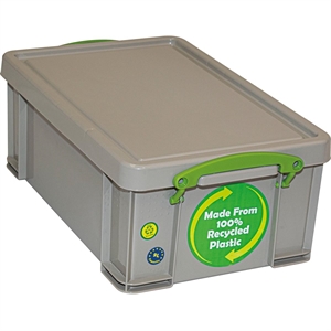 Really Useful Box opbergdoos / gerecycled / grijs / 9 liter