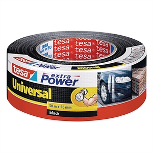 Tesa extra Power Universal duct tape / zwart / 50 mm x 50 m