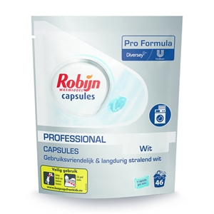 Robijn Professional wasmiddel capsules / Wit / 46 capsules