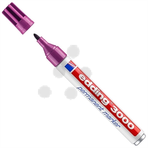 Edding 3000 permanent marker / magenta / ronde punt / 1,5 - 3 mm