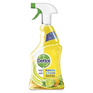 Dettol Power & Fresh Allesreiniger Spray | citroen | 500 ml
