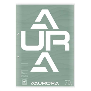 Aurora D102CDC/G cursusblok / A4 / geruit / 70 gr. / 100 vel / groen