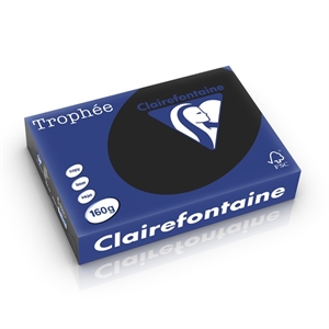 Clairefontaine Trophée Pastel papier / zwart / A4 / 160 gr. / 250 vel