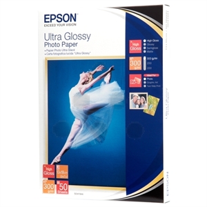 Epson S041944 fotopapier / ultra glanzend / 13 x 18 cm / 300 gr. / 50 vel