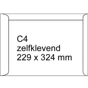 Raadhuis 453580-50 akte envelop / zelfklevend / C4 / 229 mm x 324 mm / 50 stuks