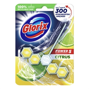 Glorix Power 5 Toiletblok / Citroen / 55 gram