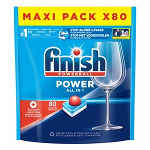 Finish Power All-in-1 vaatwastabletten / Regular / 80 tabs