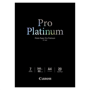Canon PT-101 platinum pro fotopapier / glanzend / A4 / 300 gr. / 20 vel