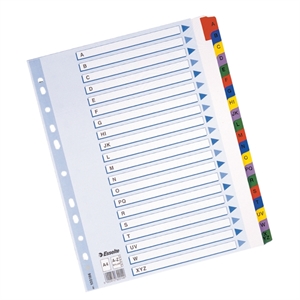 Esselte 100166 A4 index / karton / A-Z / 11-gaats