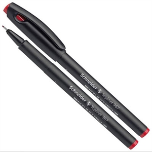 Schneider Topliner 967 fineliner / rood / 0,4mm