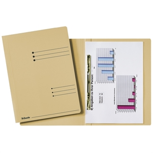 Esselte map met schuifdeklijst / oranje / A4 / 50 stuks