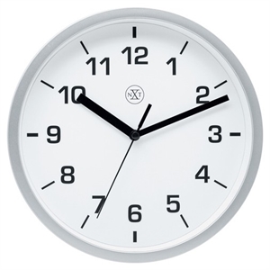 NeXtime NX-7321ZI wandklok / kunststof / zilver / 20 cm
